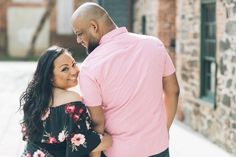 Baltimore engagement session captured by Baltimore wedding photographer Ben Lau.