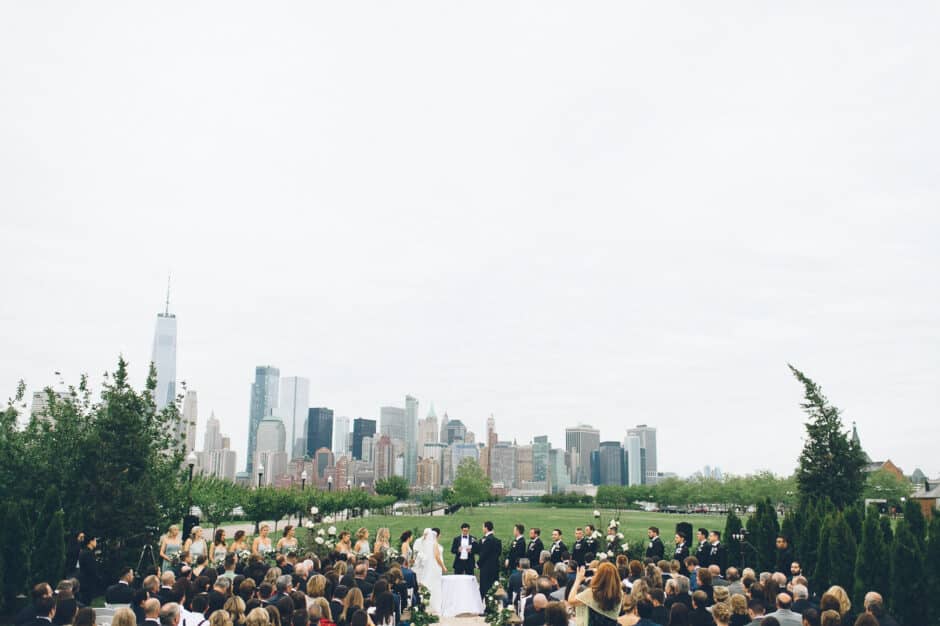 Liberty House wedding in Jersey City, captured by photojournalistic Northern NJ wedding photographer Ben Lau.