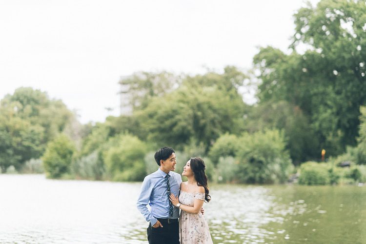 Brooklyn engagement session by NYC wedding photographer Ben Lau.