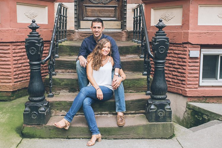 Brooklyn engagement session captured by NYC wedding photographer Ben Lau.