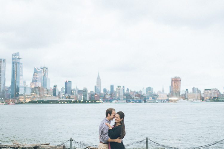 Hoboken engagement session captured by North Jersey wedding photographer Ben Lau.