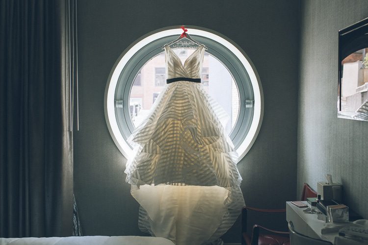 Wedding at the Glasshouses in NYC, captured by photojournalistic NYC wedding photographer Ben Lau.