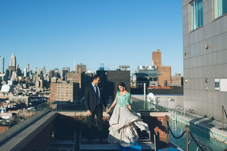 New York City engagement session with editorial NYC wedding photographer Ben lau.