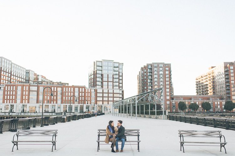 Hoboken engagement session captured by fun North Jersey wedding photographer Ben Lau.