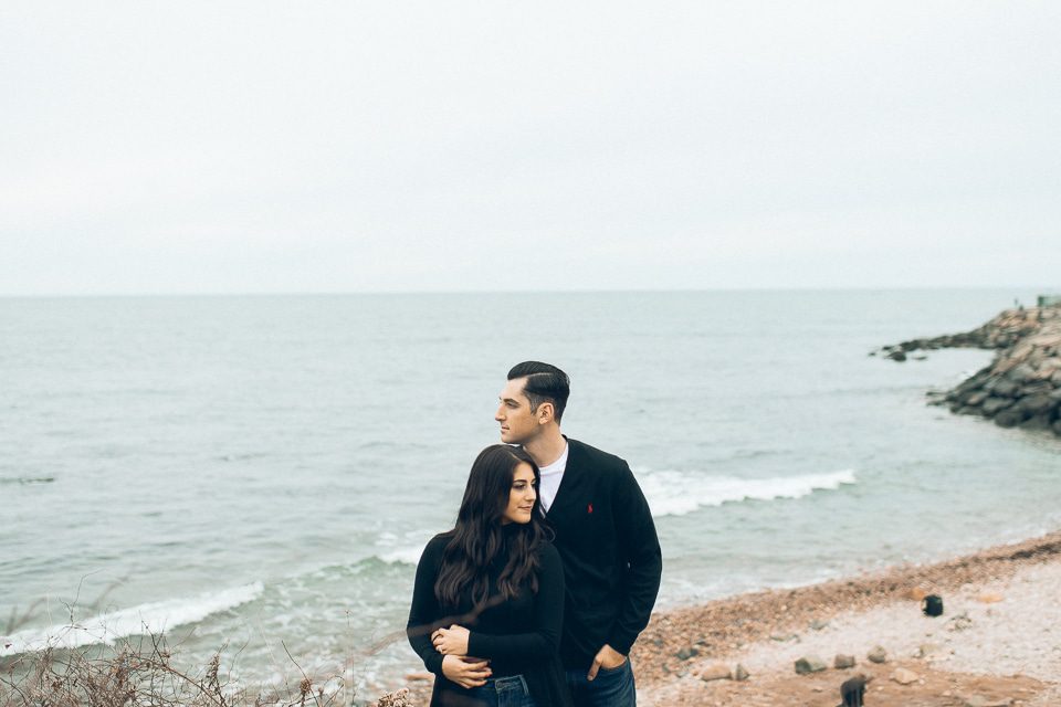 Amanda & Nick's Montauk Engagement session in Long Island, captured by Long Island wedding photographer Ben Lau.