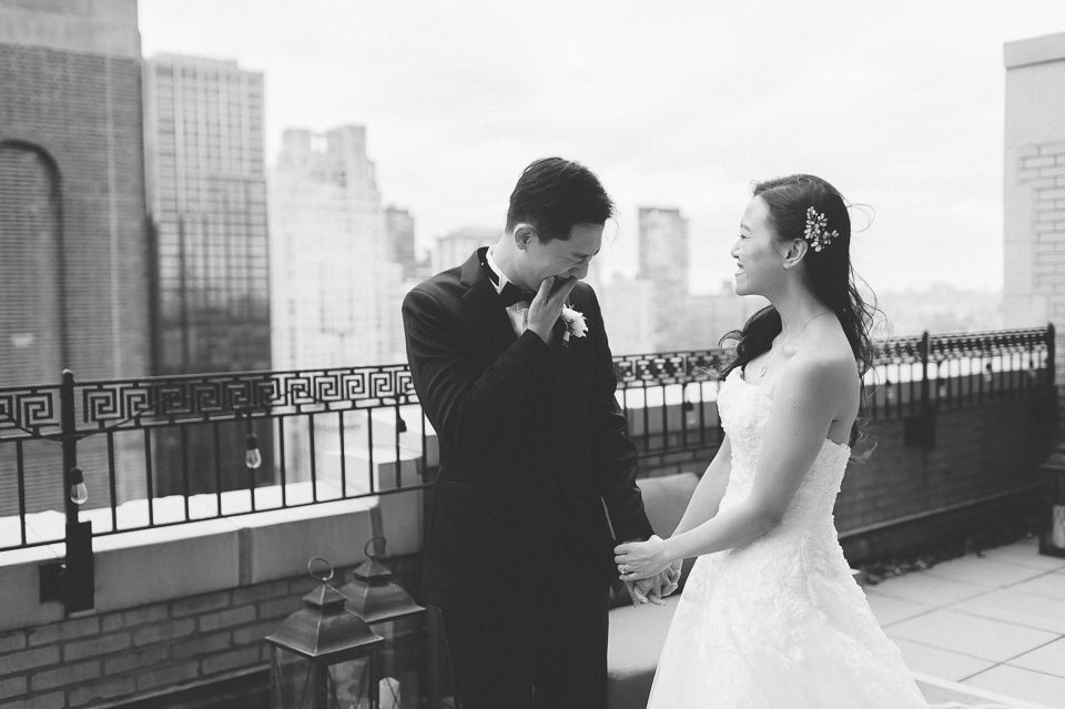 Essex House Wedding in NYC captured by fun, candid and photo journalistic wedding photographer Ben Lau.