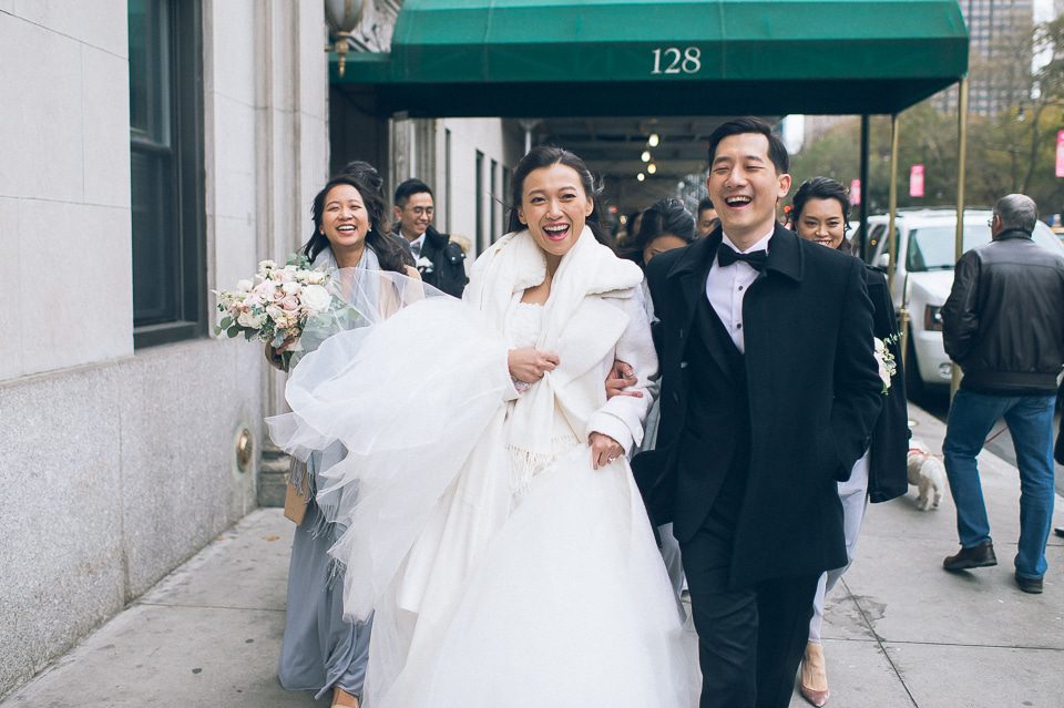 Essex House Wedding in NYC captured by fun, candid and photo journalistic wedding photographer Ben Lau.