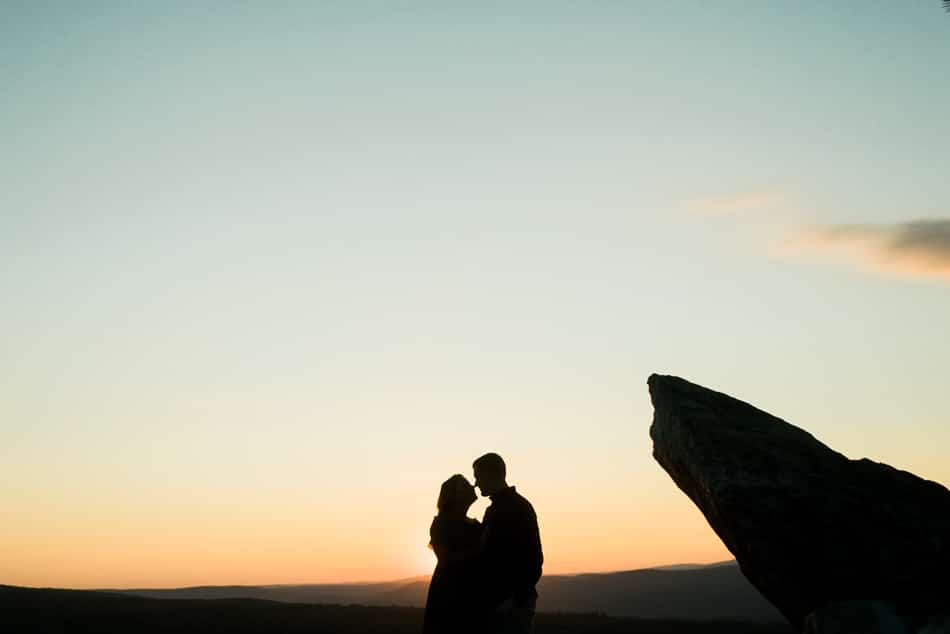 Catskills engagement session at Lake Minnewaska State Park, captured by Hudson Valley wedding photographer Ben Lau.
