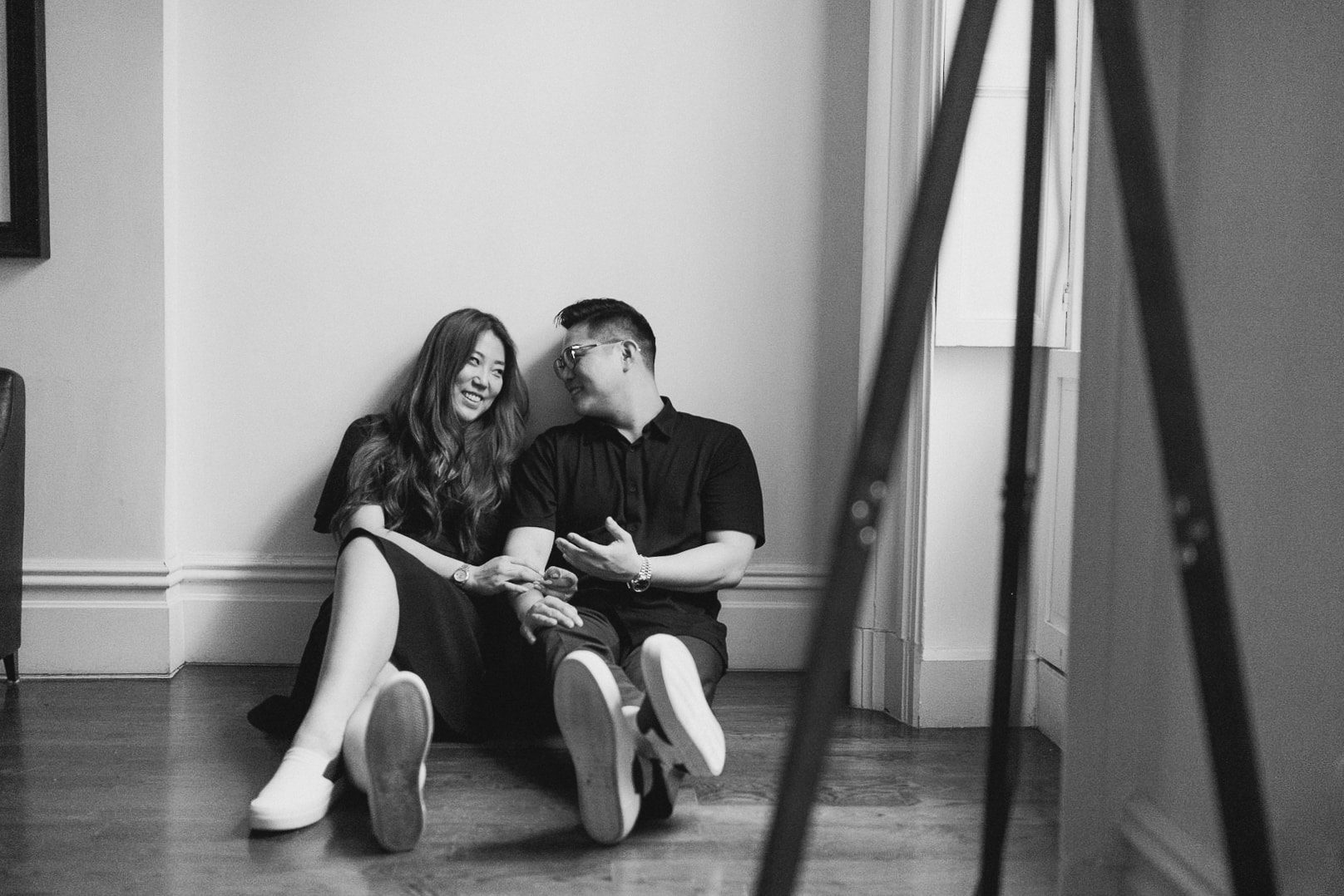 Brooklyn engagement session with NYC wedding photographer Ben Lau.