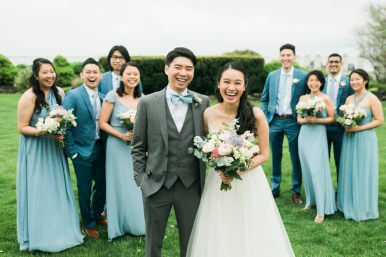 Lands End Catering in Sayville, NY - captured by Long Island wedding photographer Ben Lau.